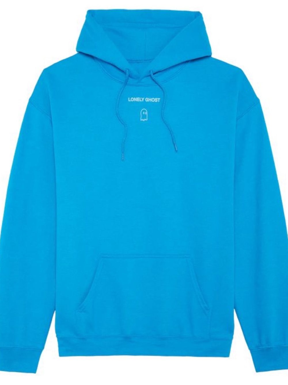 Lonely Ghost Blue Pullover Hoodie